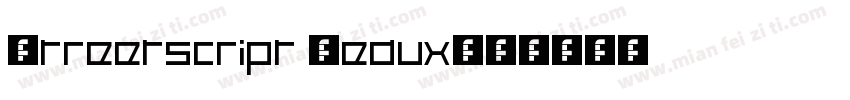 Streetscript Redux字体转换